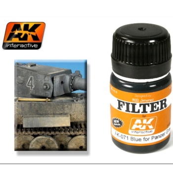 Blue Filter for Panzer Gray