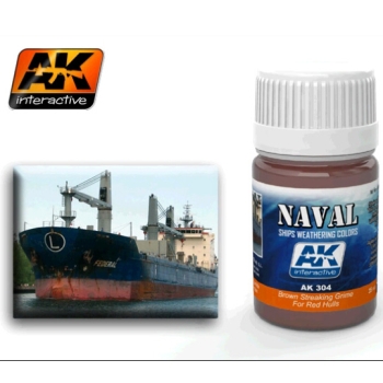 BROWN STREAKING GRIME FOR RED HULLS