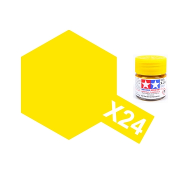 X-24 (81524) Clear Yellow Gloss - Acrylic Mini 10 ml