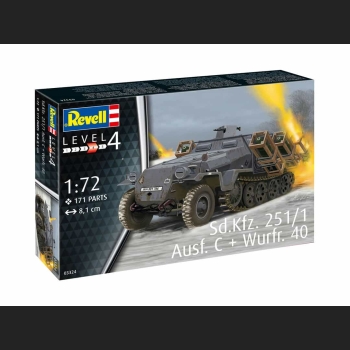 Sd.Kfz. 251/1 Ausf. C + Wurfr.40 1:72Pojazd