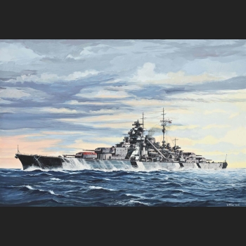 Battleship Bismarck 1:700Statek