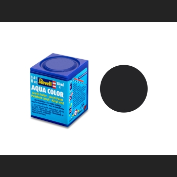 06 - Smolista czerń - Tar Black - RAL 9021 - mat Aqua Color 18 ml